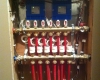 A remote Rehau distribution manifold and Tekmar 313's.